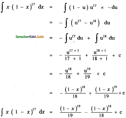 Samacheer Kalvi 11th Maths Guide Chapter 11 Integral Calculus Ex 11.6 26