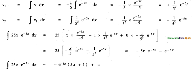 Samacheer Kalvi 11th Maths Guide Chapter 11 Integral Calculus Ex 11.7 5