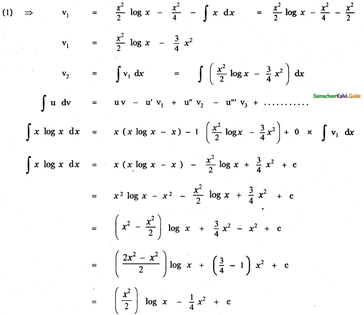 Samacheer Kalvi 11th Maths Guide Chapter 11 Integral Calculus Ex 11.7 8