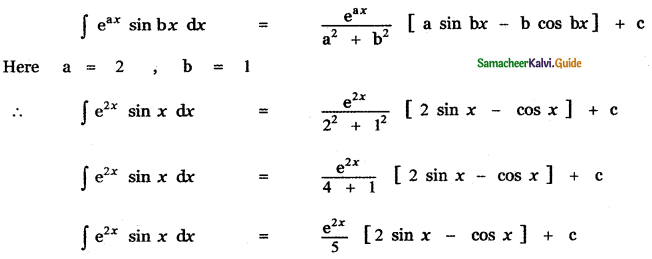 Samacheer Kalvi 11th Maths Guide Chapter 11 Integral Calculus Ex 11.8 2
