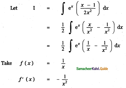 Samacheer Kalvi 11th Maths Guide Chapter 11 Integral Calculus Ex 11.9 2