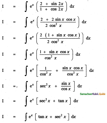 Samacheer Kalvi 11th Maths Guide Chapter 11 Integral Calculus Ex 11.9 5