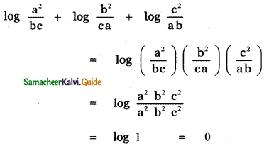 Samacheer Kalvi 11th Maths Guide Chapter 2 Basic Algebra Ex 2.12 6