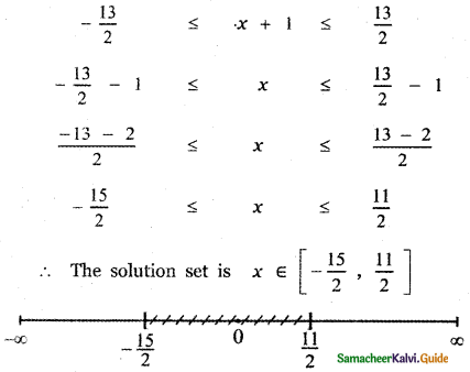 Samacheer Kalvi 11th Maths Guide Chapter 2 Basic Algebra Ex 2.2 8