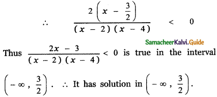 Samacheer Kalvi 11th Maths Guide Chapter 2 Basic Algebra Ex 2.8 6
