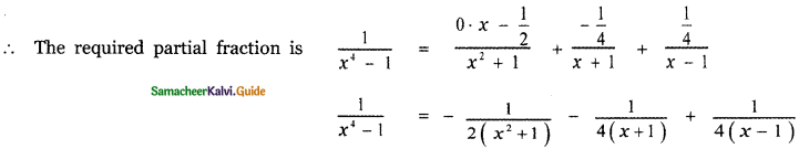 Samacheer Kalvi 11th Maths Guide Chapter 2 Basic Algebra Ex 2.9 11