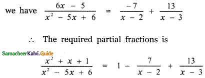 Samacheer Kalvi 11th Maths Guide Chapter 2 Basic Algebra Ex 2.9 16