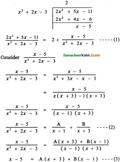 Samacheer Kalvi 11th Maths Guide Chapter 2 Basic Algebra Ex 2.9 24