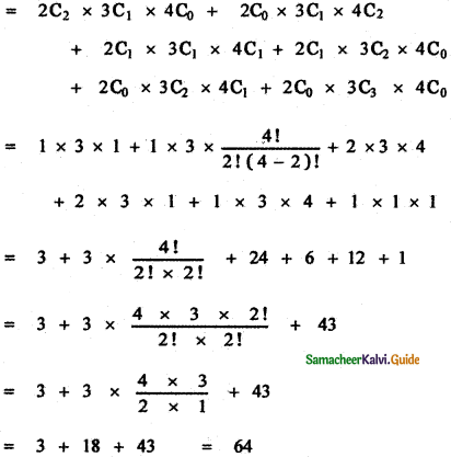 Samacheer Kalvi 11th Maths Guide Chapter 4 Combinatorics and Mathematical Induction Ex 4.3 44