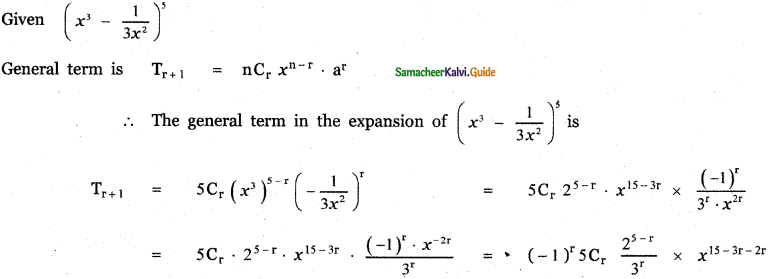 Samacheer Kalvi 11th Maths Guide Chapter 5 Binomial Theorem, Sequences and Series Ex 5.1 14