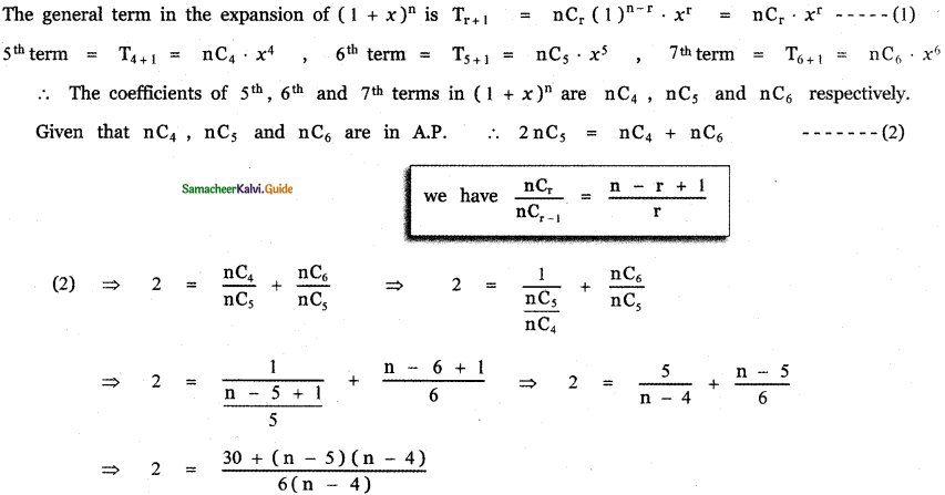 Samacheer Kalvi 11th Maths Guide Chapter 5 Binomial Theorem, Sequences and Series Ex 5.1 23