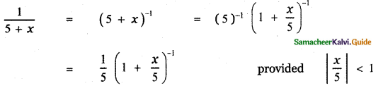 Samacheer Kalvi 11th Maths Guide Chapter 5 Binomial Theorem, Sequences and Series Ex 5.4 1