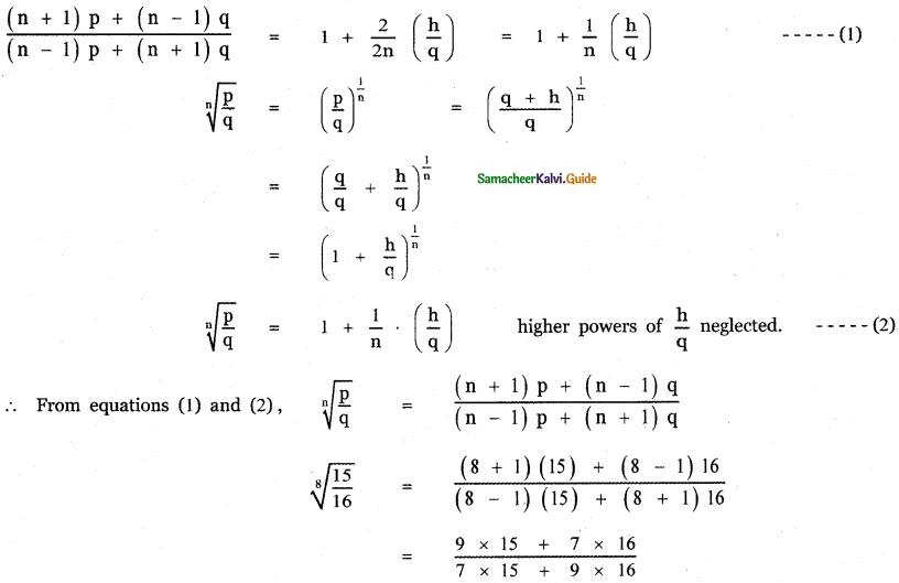 Samacheer Kalvi 11th Maths Guide Chapter 5 Binomial Theorem, Sequences and Series Ex 5.4 28