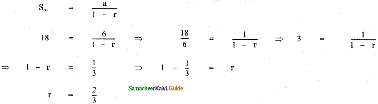 Samacheer Kalvi 11th Maths Guide Chapter 5 Binomial Theorem, Sequences and Series Ex 5.5 18