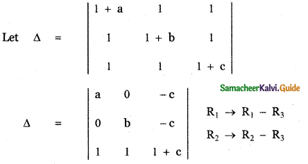 Samacheer Kalvi 11th Maths Guide Chapter 7 Matrices and Determinants Ex 7.2 10