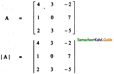 Samacheer Kalvi 11th Maths Guide Chapter 7 Matrices and Determinants Ex 7.2 50