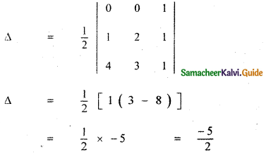 Samacheer Kalvi 11th Maths Guide Chapter 7 Matrices and Determinants Ex 7.4 2
