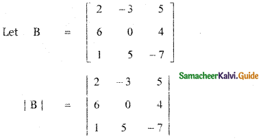 Samacheer Kalvi 11th Maths Guide Chapter 7 Matrices and Determinants Ex 7.4 6