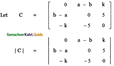 Samacheer Kalvi 11th Maths Guide Chapter 7 Matrices and Determinants Ex 7.4 7