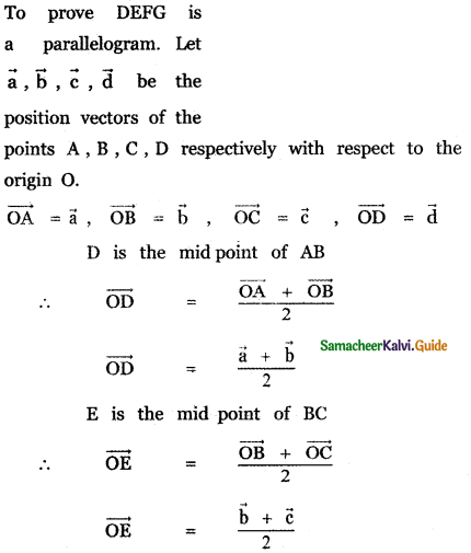 Samacheer Kalvi 11th Maths Guide Chapter 8 Vector Algebra - I Ex 8.1 12
