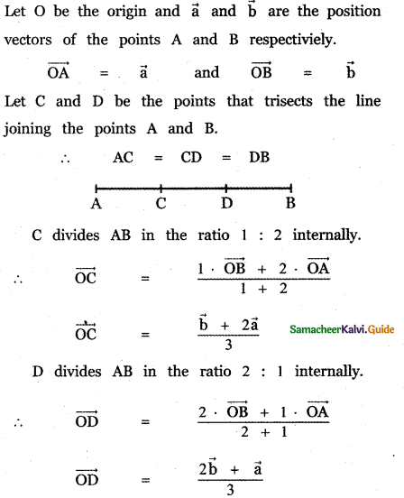 Samacheer Kalvi 11th Maths Guide Chapter 8 Vector Algebra - I Ex 8.1 4