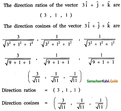 Samacheer Kalvi 11th Maths Guide Chapter 8 Vector Algebra - I Ex 8.2 11