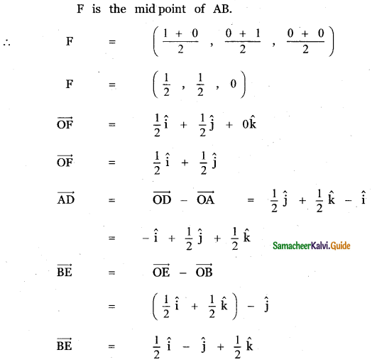 Samacheer Kalvi 11th Maths Guide Chapter 8 Vector Algebra - I Ex 8.2 18