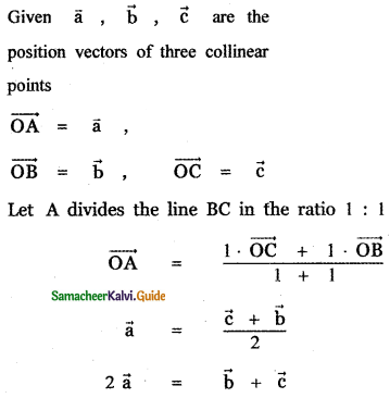 Samacheer Kalvi 11th Maths Guide Chapter 8 Vector Algebra - I Ex 8.5 17