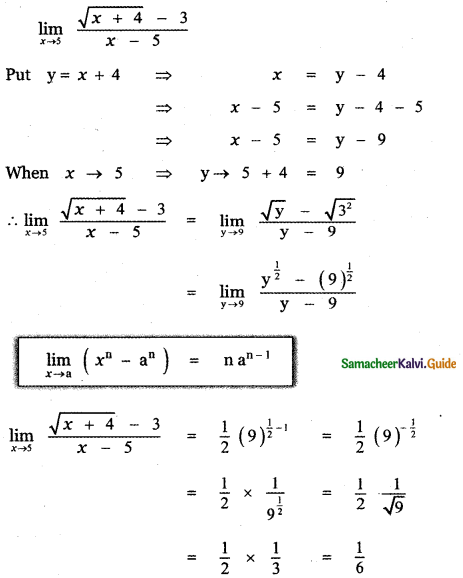 Samacheer Kalvi 11th Maths Guide Chapter 9 Limits and Continuity Ex 9.2 11
