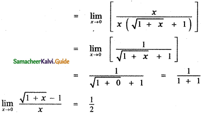 Samacheer Kalvi 11th Maths Guide Chapter 9 Limits and Continuity Ex 9.2 22