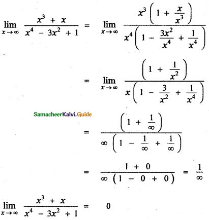 Samacheer Kalvi 11th Maths Guide Chapter 9 Limits and Continuity Ex 9.3 11