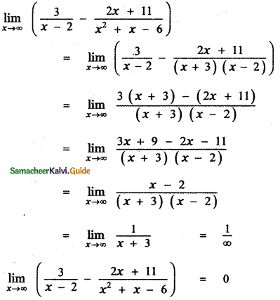 Samacheer Kalvi 11th Maths Guide Chapter 9 Limits and Continuity Ex 9.3 9