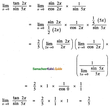 Samacheer Kalvi 11th Maths Guide Chapter 9 Limits and Continuity Ex 9.4 20