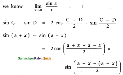 Samacheer Kalvi 11th Maths Guide Chapter 9 Limits and Continuity Ex 9.4 25