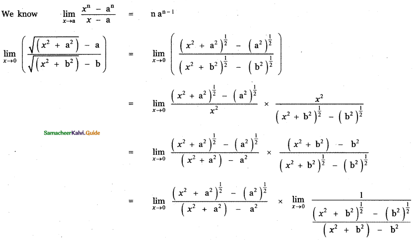 Samacheer Kalvi 11th Maths Guide Chapter 9 Limits and Continuity Ex 9.4 28