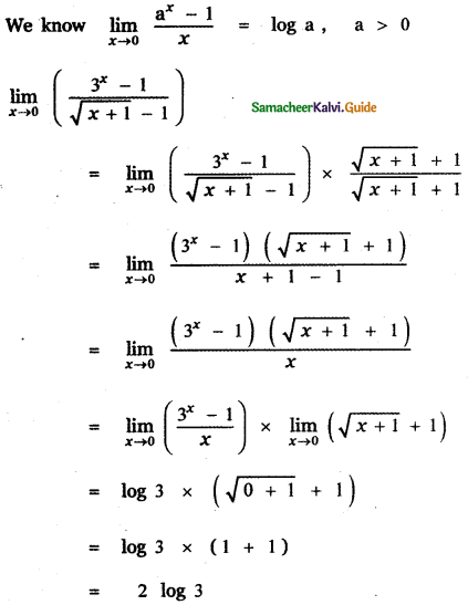 Samacheer Kalvi 11th Maths Guide Chapter 9 Limits and Continuity Ex 9.4 40