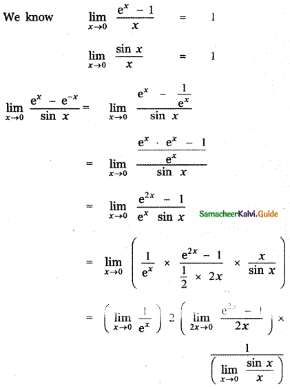 Samacheer Kalvi 11th Maths Guide Chapter 9 Limits and Continuity Ex 9.4 63