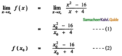Samacheer Kalvi 11th Maths Guide Chapter 9 Limits and Continuity Ex 9.5 12