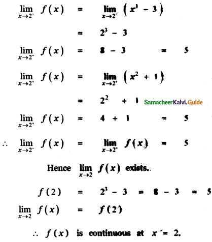 Samacheer Kalvi 11th Maths Guide Chapter 9 Limits and Continuity Ex 9.5 26