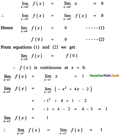 Samacheer Kalvi 11th Maths Guide Chapter 9 Limits and Continuity Ex 9.5 60