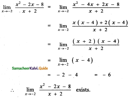 Samacheer Kalvi 11th Maths Guide Chapter 9 Limits and Continuity Ex 9.5 63