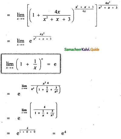 Samacheer Kalvi 11th Maths Guide Chapter 9 Limits and Continuity Ex 9.6 11