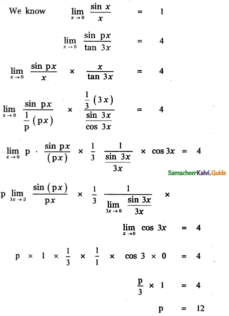Samacheer Kalvi 11th Maths Guide Chapter 9 Limits and Continuity Ex 9.6 35
