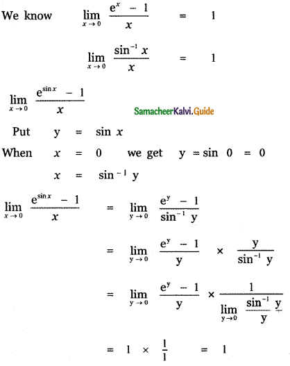 Samacheer Kalvi 11th Maths Guide Chapter 9 Limits and Continuity Ex 9.6 42