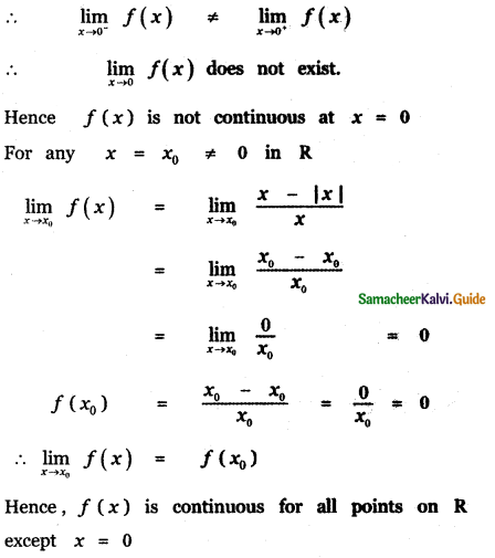 Samacheer Kalvi 11th Maths Guide Chapter 9 Limits and Continuity Ex 9.6 61