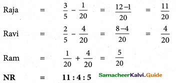 Samacheer Kalvi 12th Accountancy Guide Chapter 5 Admission of a Partner 20