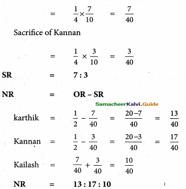 Samacheer Kalvi 12th Accountancy Guide Chapter 5 Admission of a Partner 25