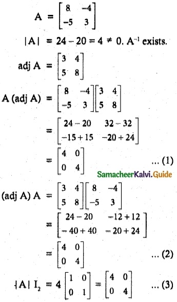 Samacheer Kalvi 12th Maths Guide Chapter 1 Applications of Matrices and Determinants Ex 1.1 17