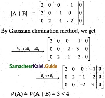 Samacheer Kalvi 12th Maths Guide Chapter 1 Applications of Matrices and Determinants Ex 1.7 4