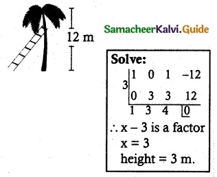 Samacheer Kalvi 12th Maths Guide Chapter 3 Theory of Equations Ex 3.1 9